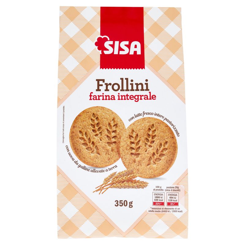 Sisa Frollini farina integrale 350 g