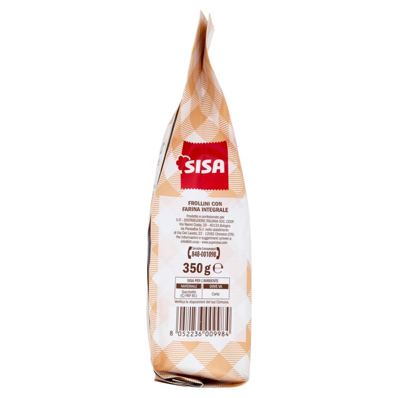 Sisa Frollini farina integrale 350 g