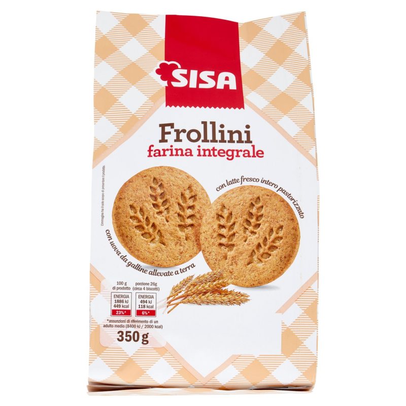 Sisa Frollini farina integrale 350 g