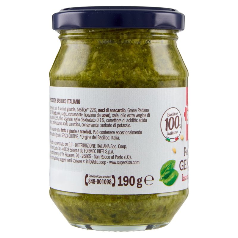 Sisa Pesto alla Genovese lavorato a freddo 190 g