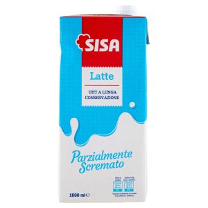 Sisa Latte UHT a Lunga Conservazione Parzialmente Scremato 1000 ml