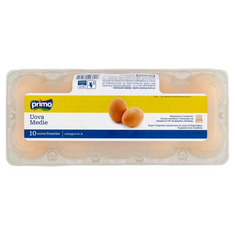 Primo 10 Uova Medie Fresche categoria A