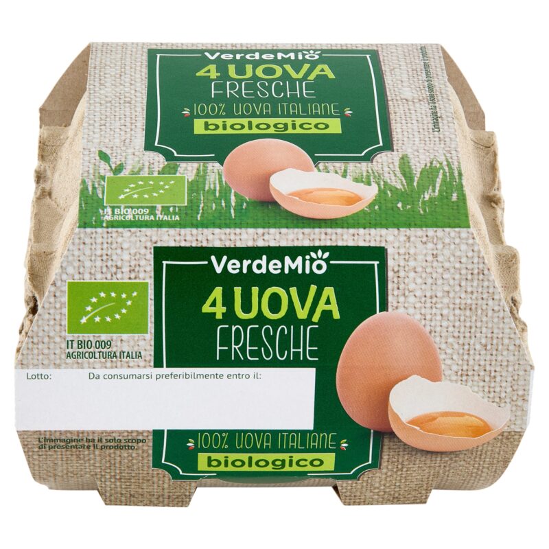 VerdeMio 4 Uova Fresche biologico 230 g