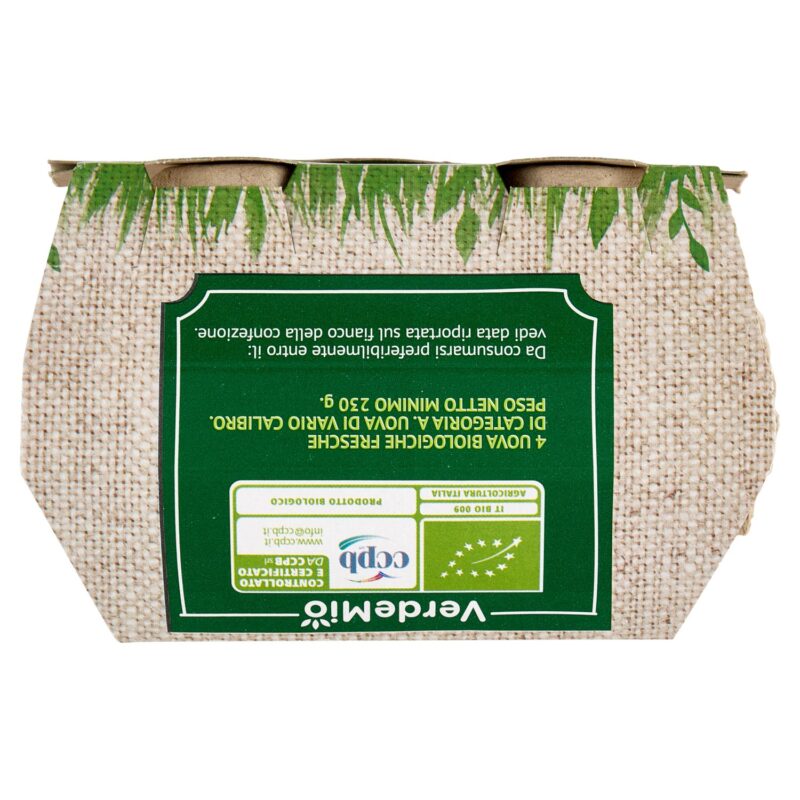 VerdeMio 4 Uova Fresche biologico 230 g