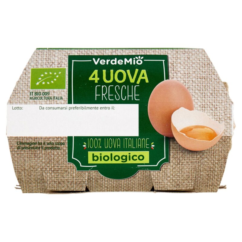 VerdeMio 4 Uova Fresche biologico 230 g
