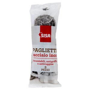 Sisa Pagliette acciaio inox 3 pz