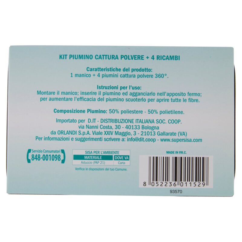 Sisa Kit Completo Piumino Cattura Polvere