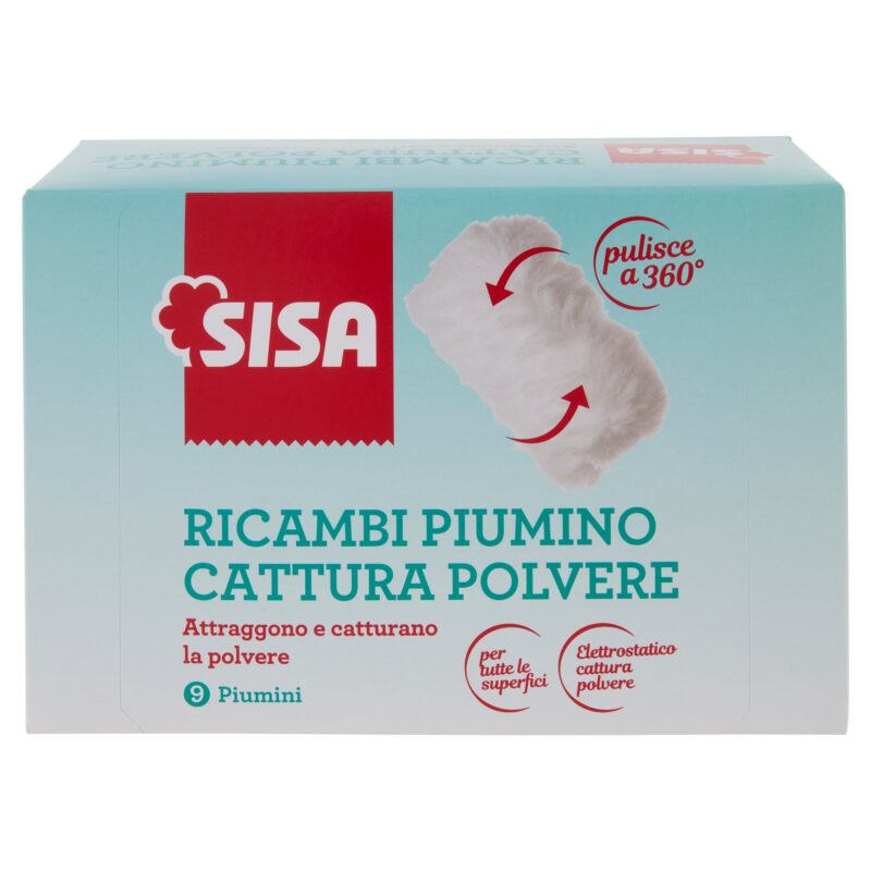 Sisa Ricambi Piumino Cattura Polvere 9 pz