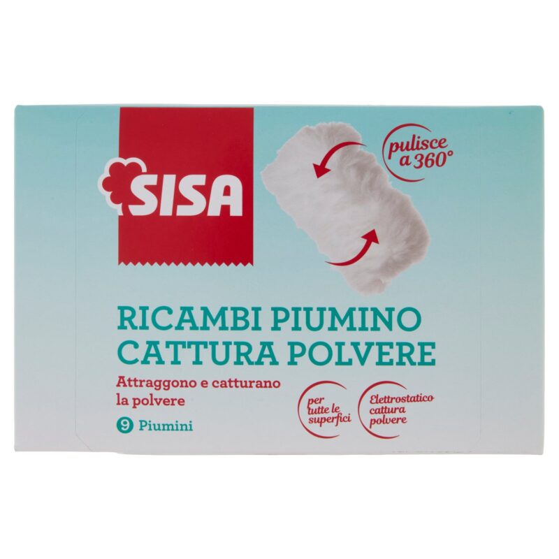 Sisa Ricambi Piumino Cattura Polvere 9 pz
