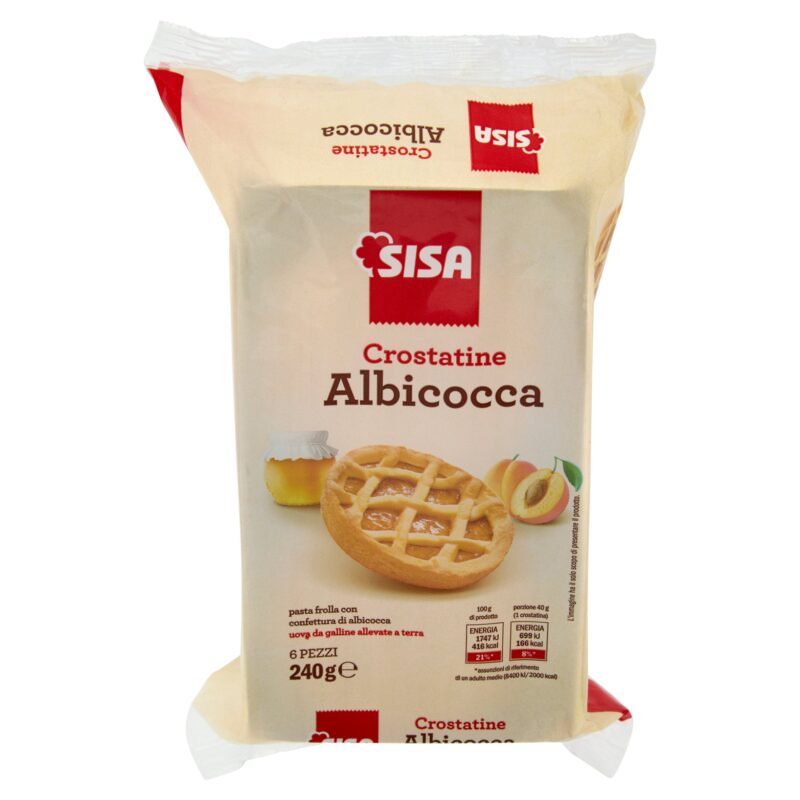 Sisa Crostatine Albicocca 6 x 40 g