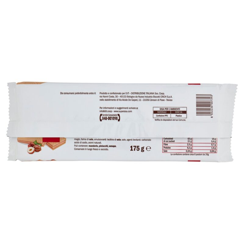Sisa Wafer alla Nocciola 175 g