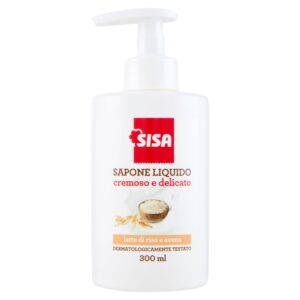 Sisa Sapone Liquido cremoso e delicato latte di riso e avena 300 ml