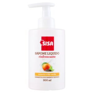 Sisa Sapone Liquido rinfrescante arancia e tè verde 300 ml