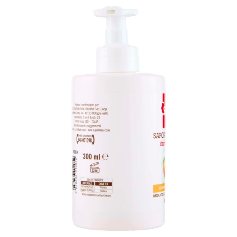 Sisa Sapone Liquido rinfrescante arancia e tè verde 300 ml