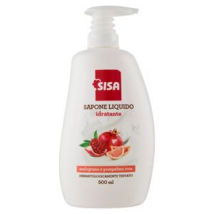 Sisa Sapone Liquido idratante melograno e pompelmo rosa 500 ml