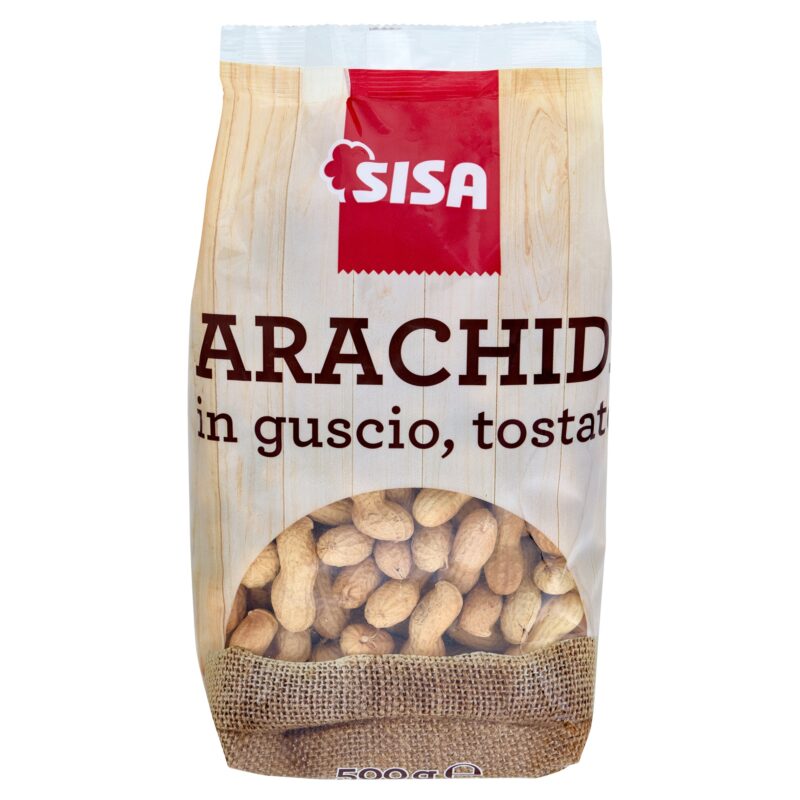 Sisa Arachidi in guscio, tostate 500 g