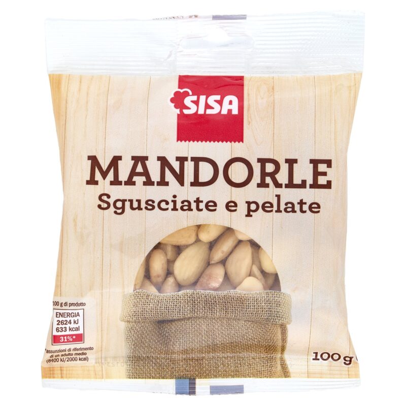 Sisa Mandorle Sgusciate e pelate 100 g