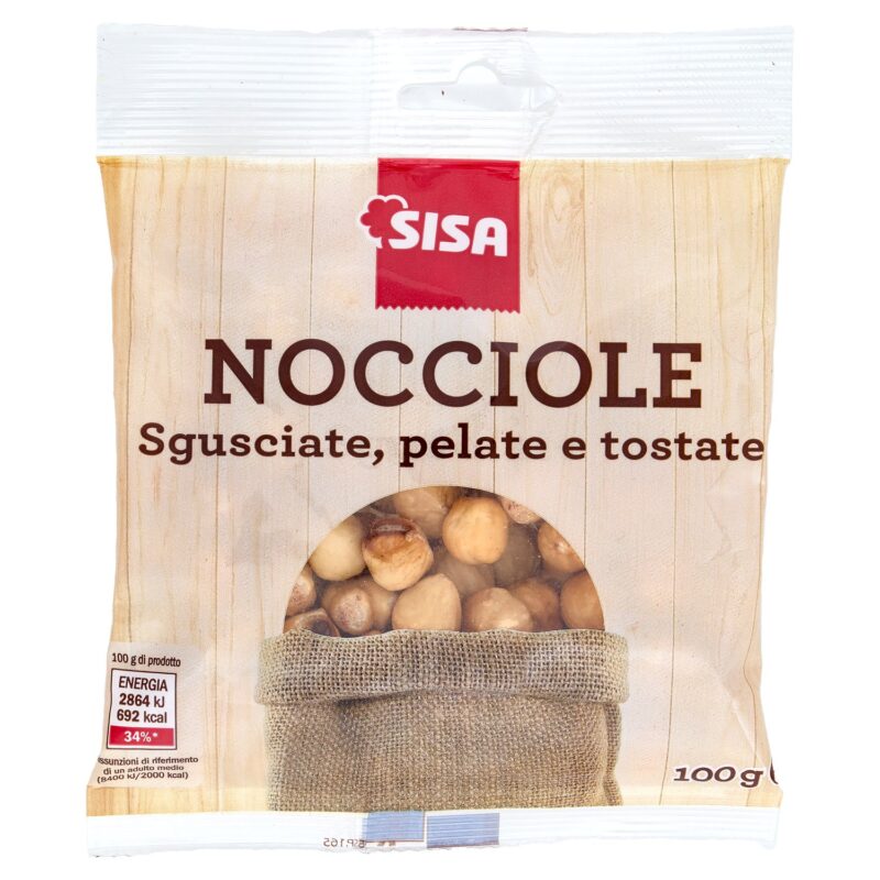 Sisa Nocciole Sgusciate, pelate e tostate 100 g