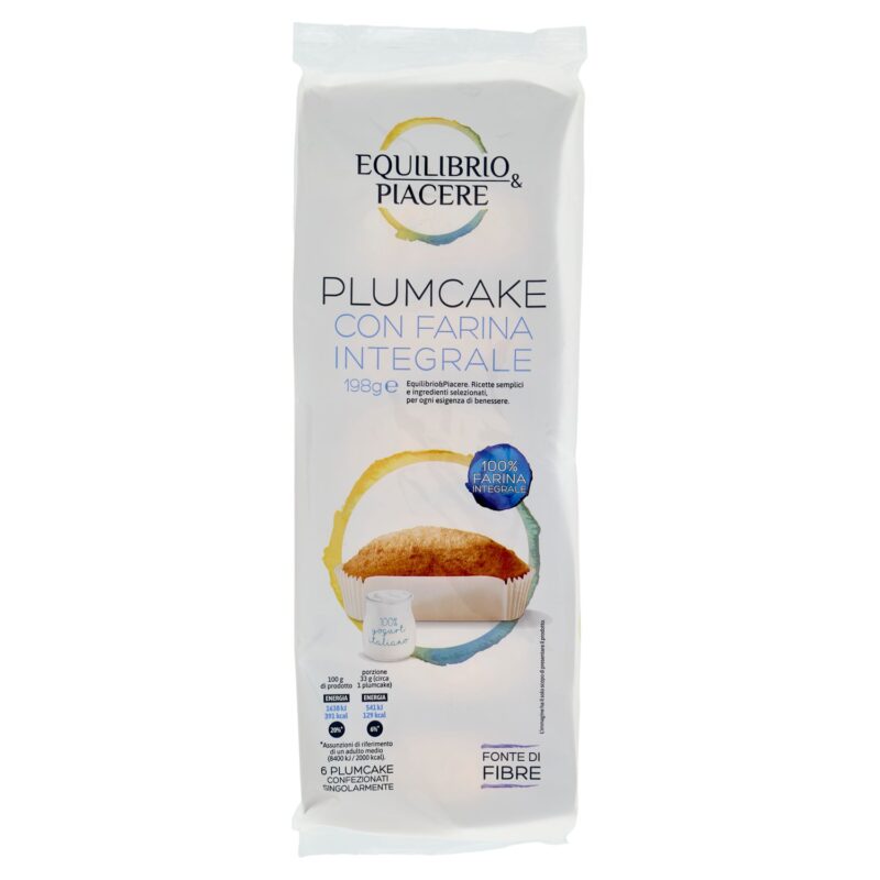 Equilibrio & Piacere Plumcake con Farina Integrale 6 x 33 g