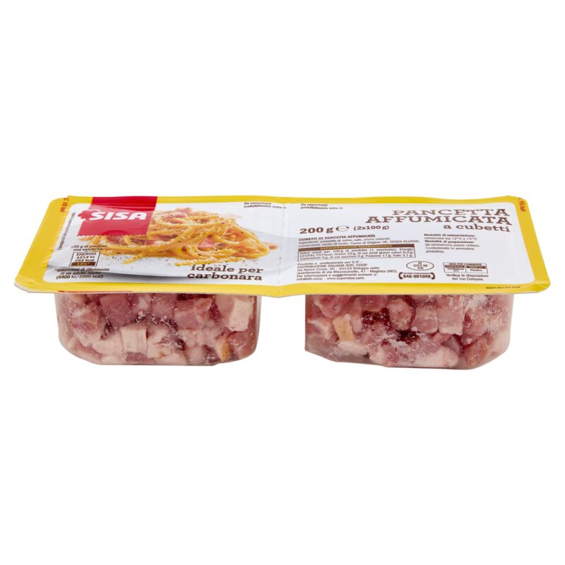 Sisa Pancetta Affumicata a cubetti 2 x 100 g