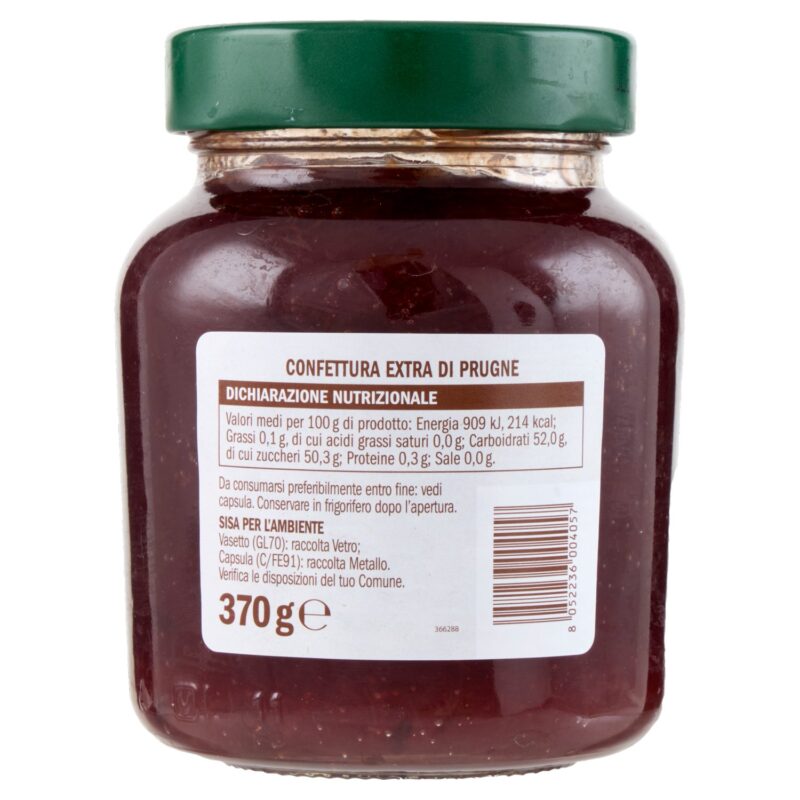 Sisa confettura Extra di Prugne 370 g