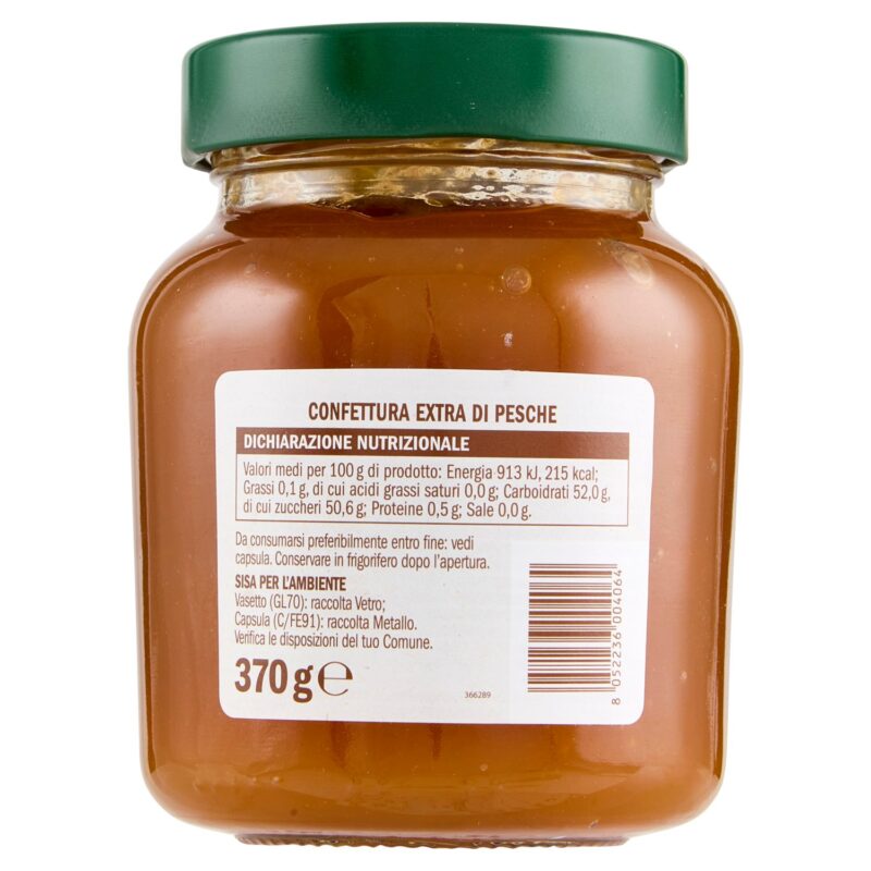 Sisa Confettura Extra di Pesche 370 g