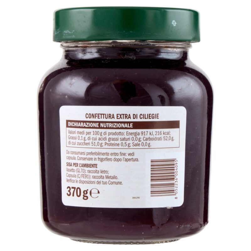Sisa Confettura Extra di Ciliegie 370 g