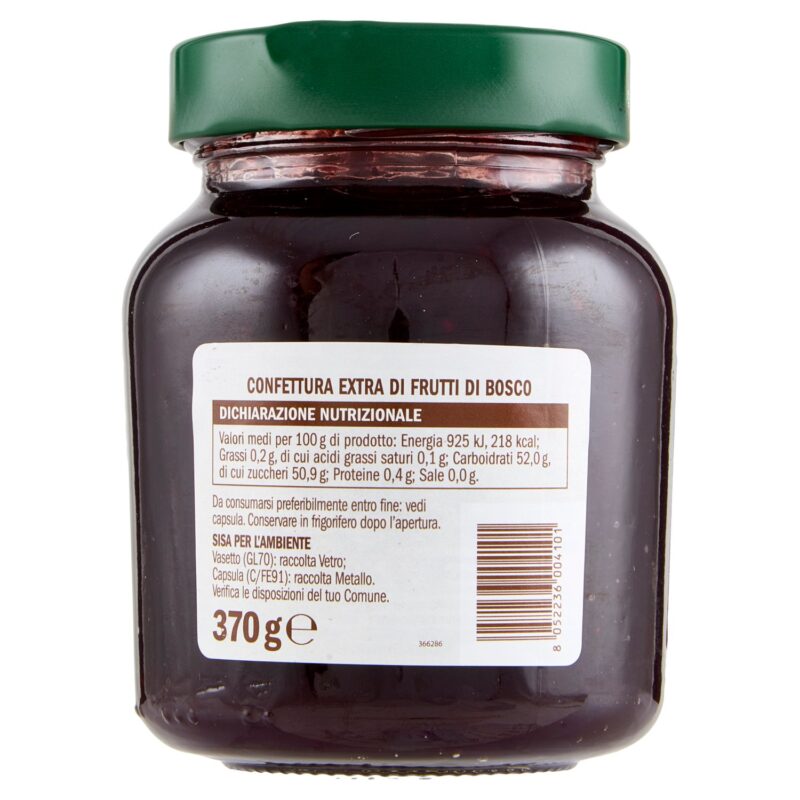 Sisa Confettura Extra di Frutti di Bosco 370 g