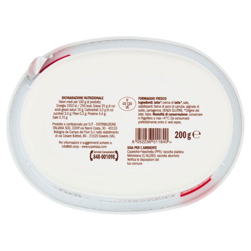 Sisa Formaggio Fresco spalmabile 200 g