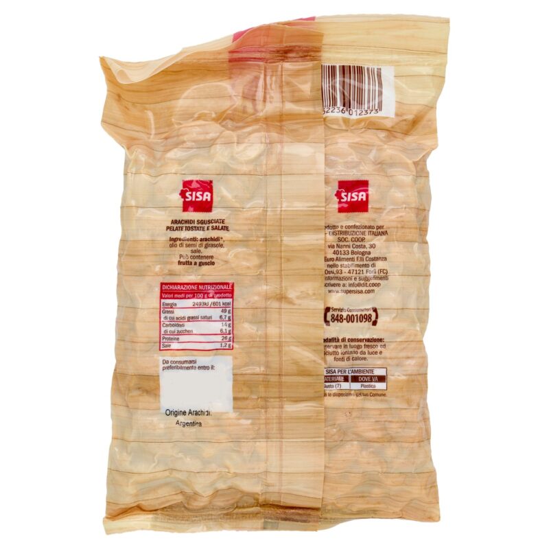 Sisa Arachidi tostate e salate 300 g
