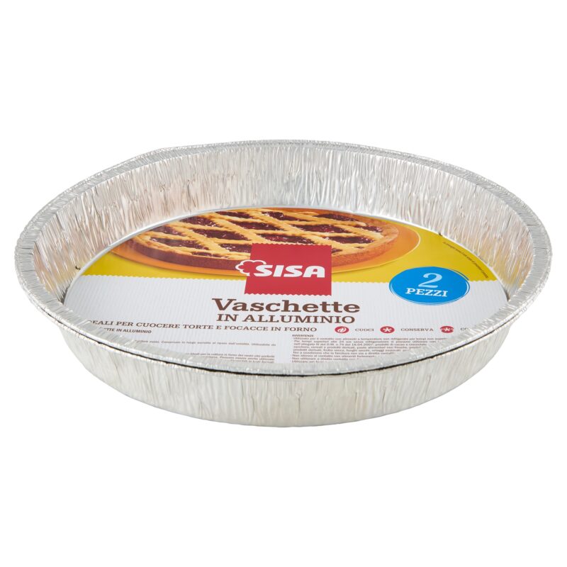 Sisa Vaschette in Alluminio 2 pz