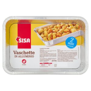 Sisa Vaschette in Alluminio 6 Porzioni 2 pz