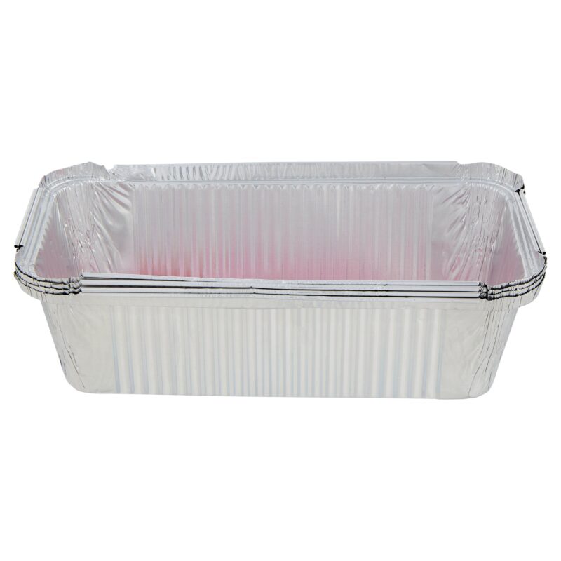 Sisa Vaschette in Alluminio con Coperchio 2 Porzioni 4 pz