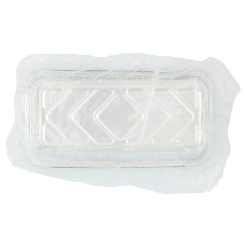 Sisa Vaschette in Alluminio con Coperchio 2 Porzioni 4 pz