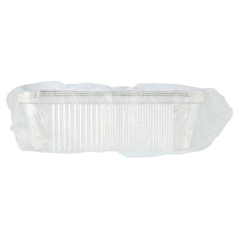Sisa Vaschette in Alluminio con Coperchio 2 Porzioni 4 pz