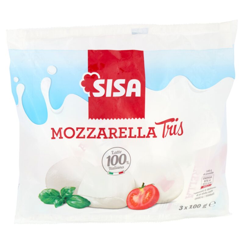 Sisa Mozzarella Tris 3 x 100 g