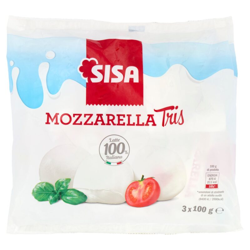 Sisa Mozzarella Tris 3 x 100 g