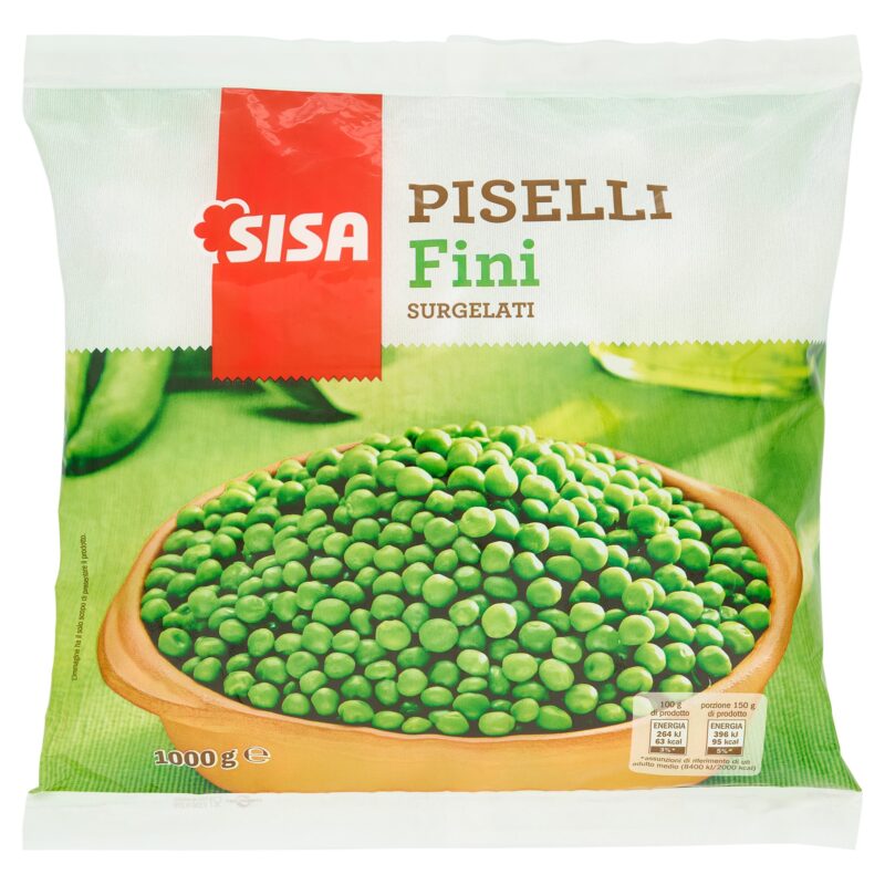 Sisa Piselli Fini Surgelati 1000 g