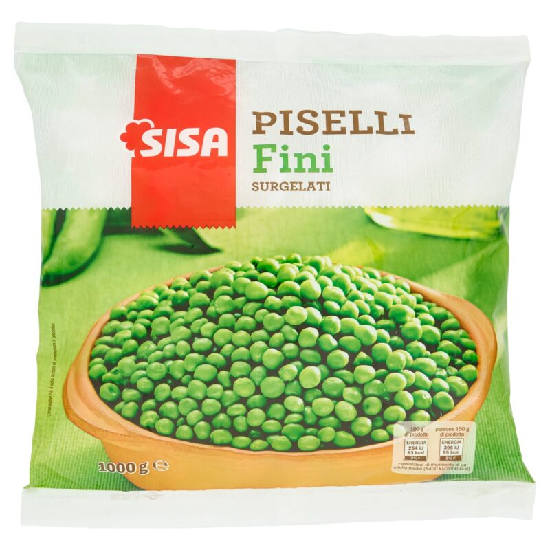 Sisa Piselli Fini Surgelati 1000 g