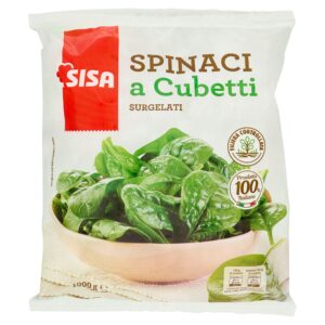 Sisa Spinaci a Cubetti Surgelati 1000 g