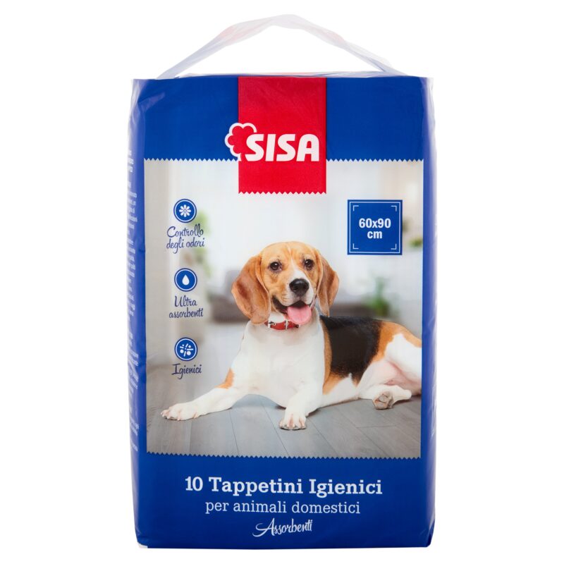 Sisa Tappetini Igienici per animali domestici 60x90 cm 10 pz