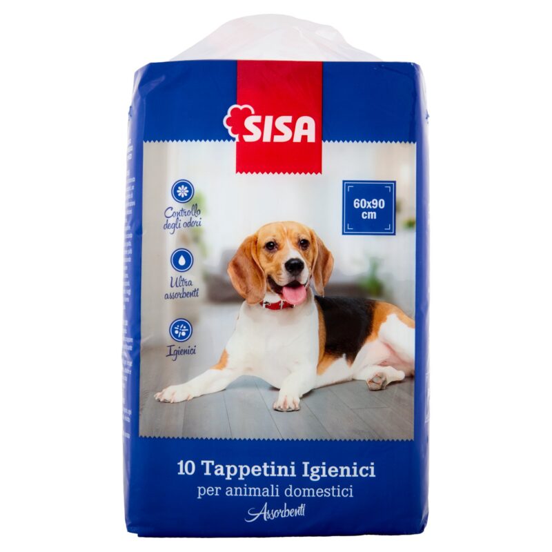 Sisa Tappetini Igienici per animali domestici 60x90 cm 10 pz