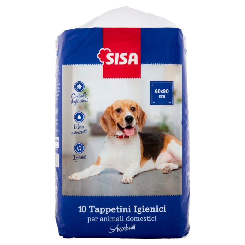 Sisa Tappetini Igienici per animali domestici 60x90 cm 10 pz