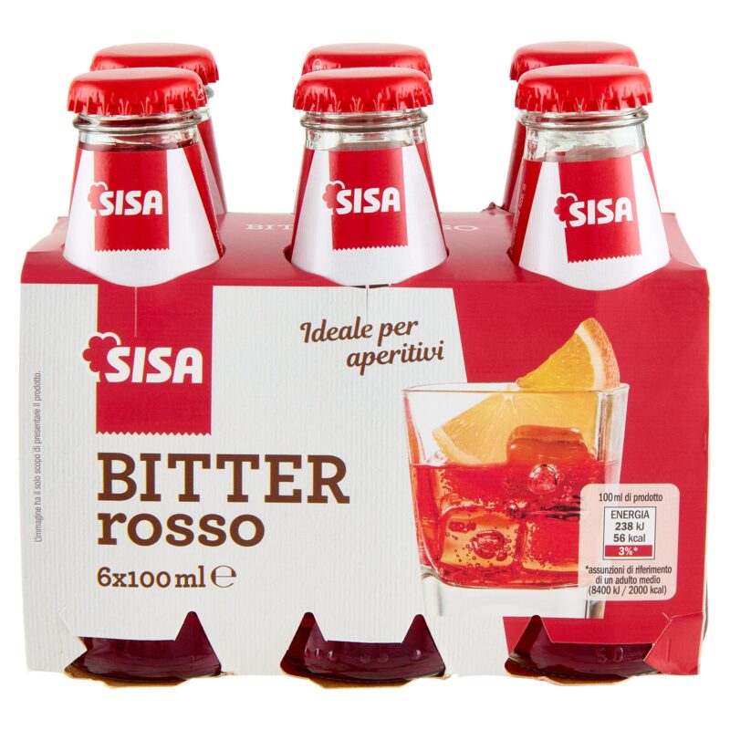 Sisa Bitter Rosso 6 x 100 ml