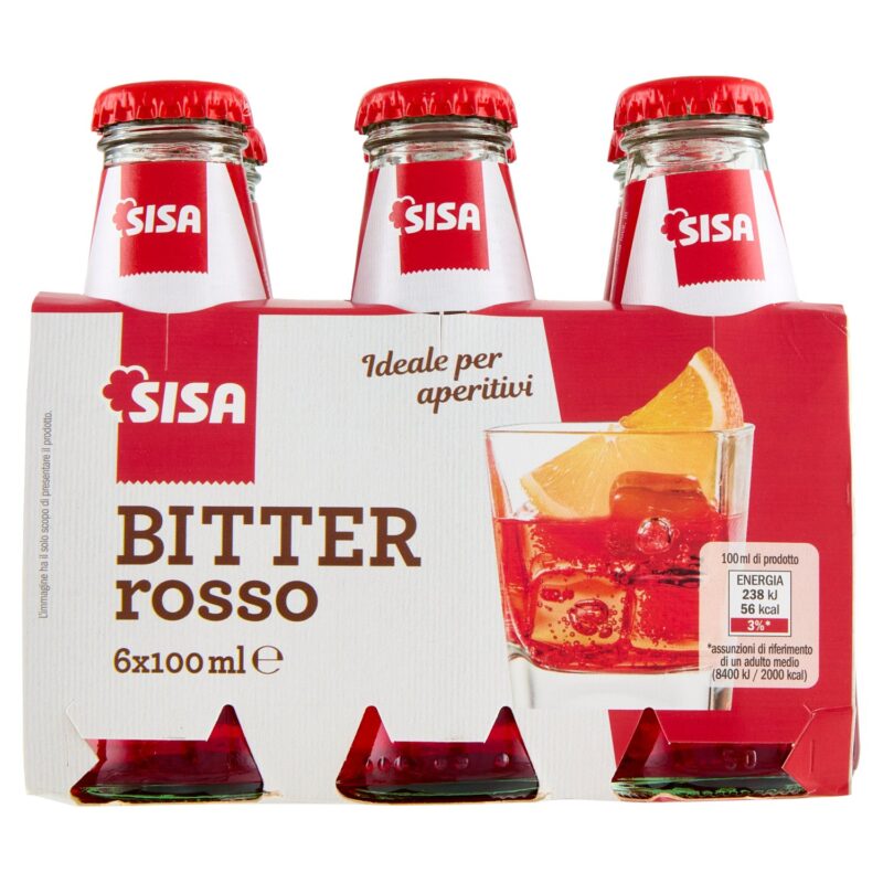 Sisa Bitter Rosso 6 x 100 ml