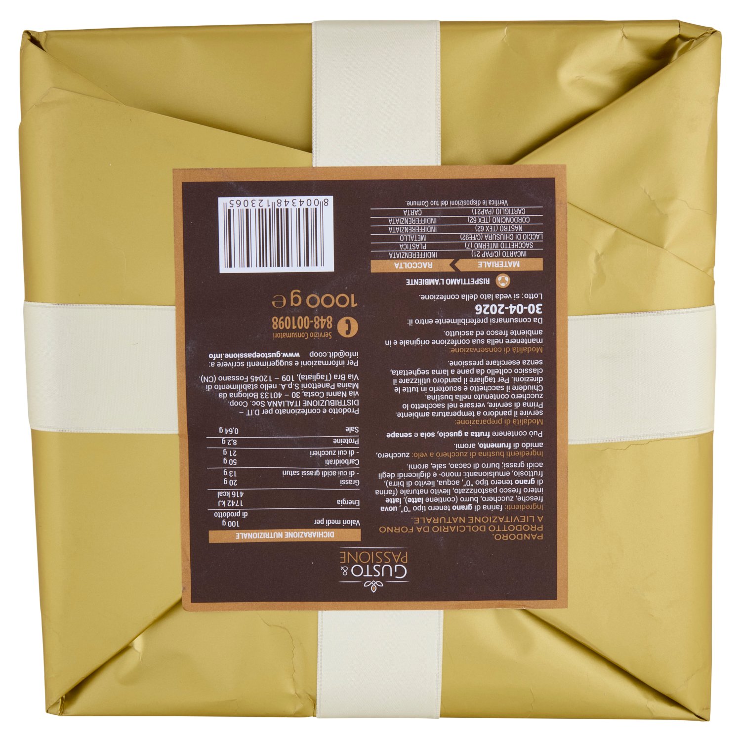 Gusto & Passione Pandoro Classico 1000 g