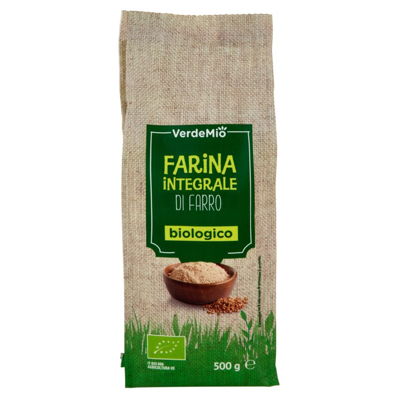 VerdeMio Farina Integrale di Farro biologico 500 g