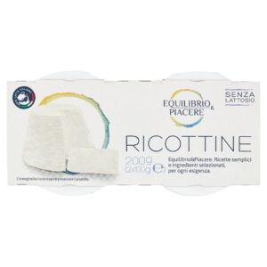 Equilibrio & Piacere Ricottine Senza Lattosio 2 x 100 g