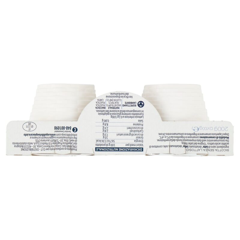Equilibrio & Piacere Ricottine Senza Lattosio 2 x 100 g