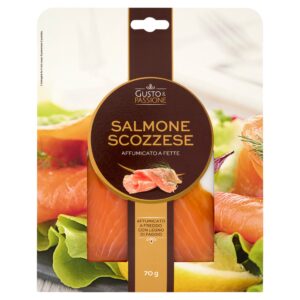 Gusto & Passione Salmone Scozzese Affumicato a Fette 70 g